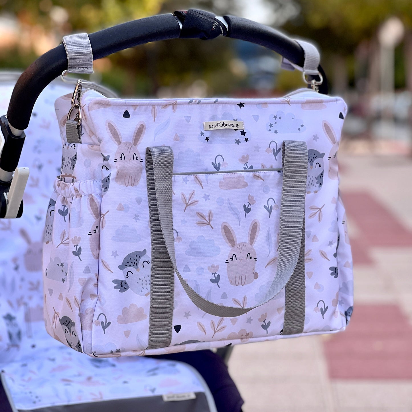 Bag XL waterproof "Owl and Rabbit" collection