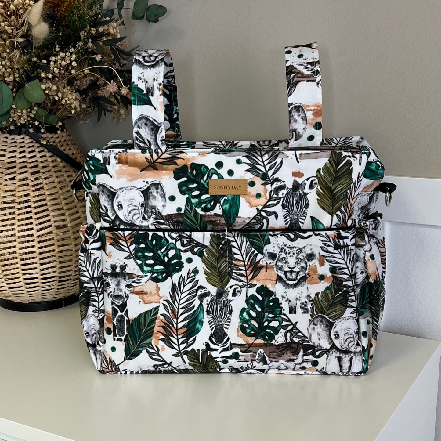 Diaper bag waterproof "Jungle" collection
