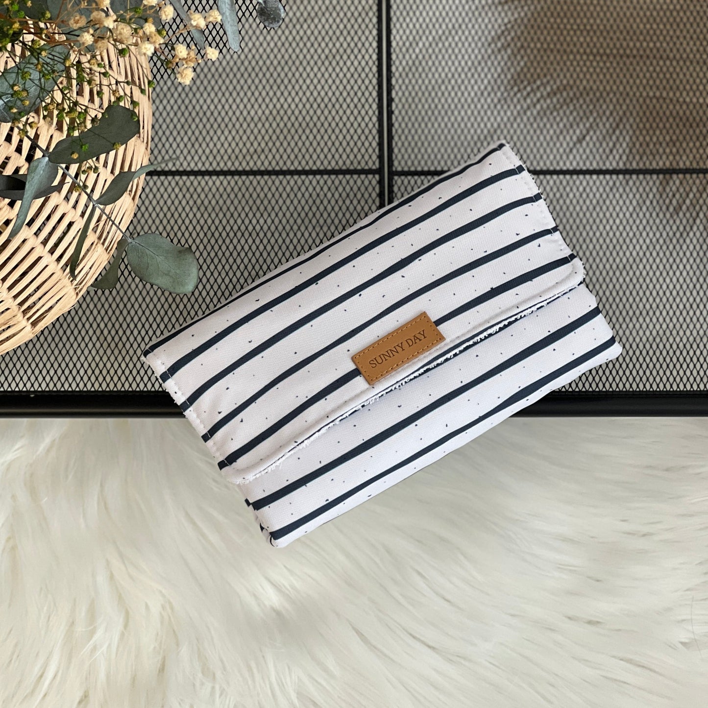 Portable changing mat waterproof "Stripes" collection