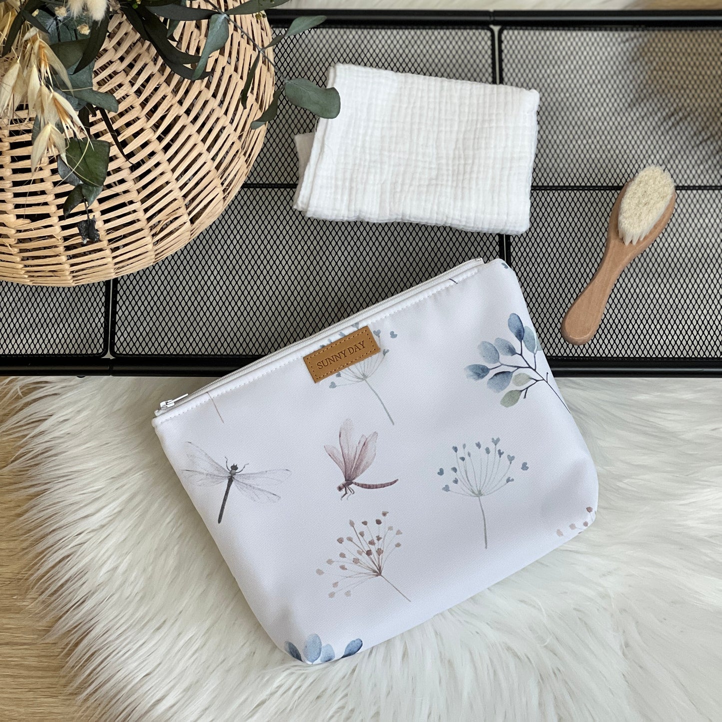 Toiletry bag waterproof "Dragonfly" collection