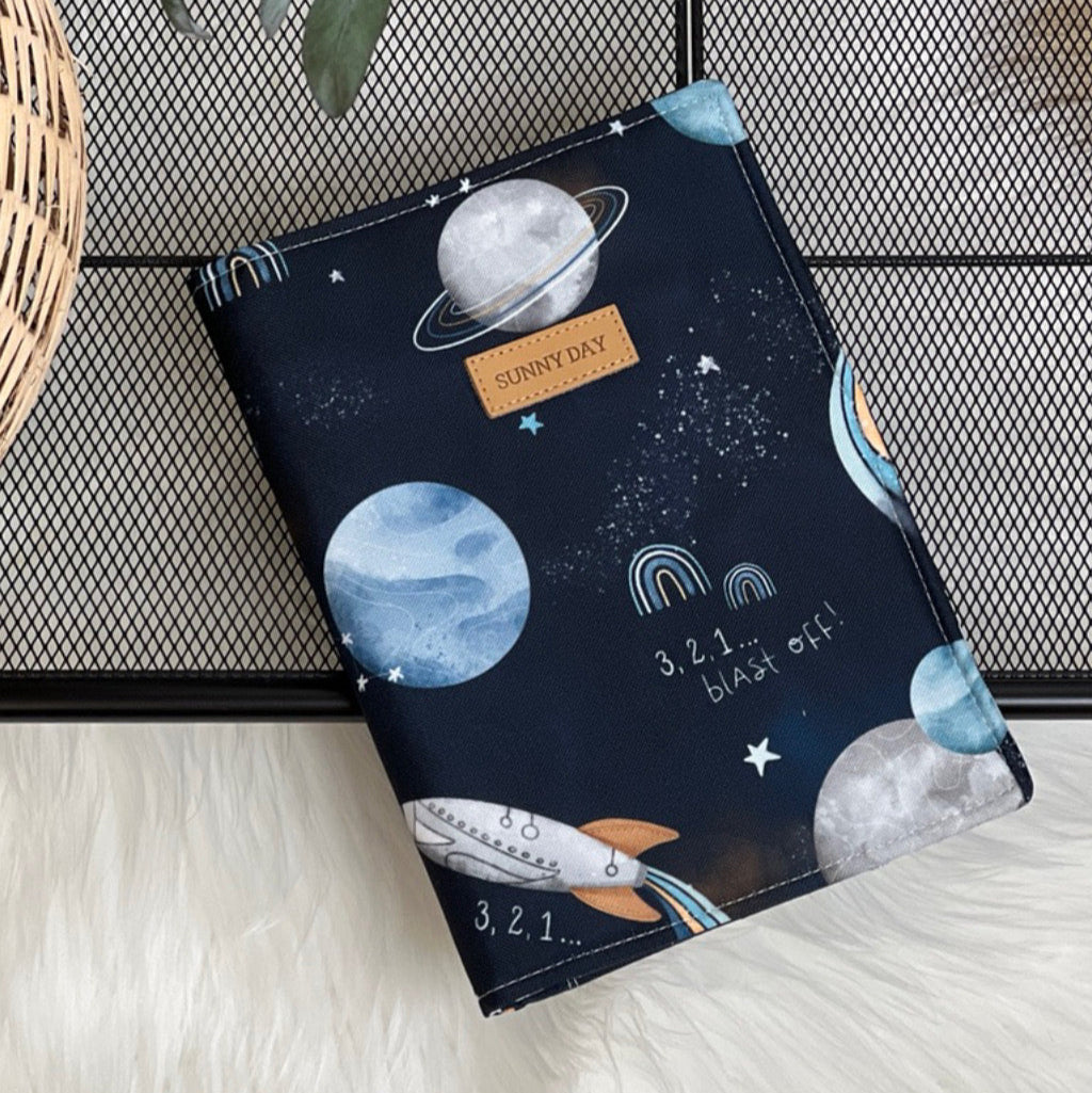 Wipes holder waterproof "Blue space" collection