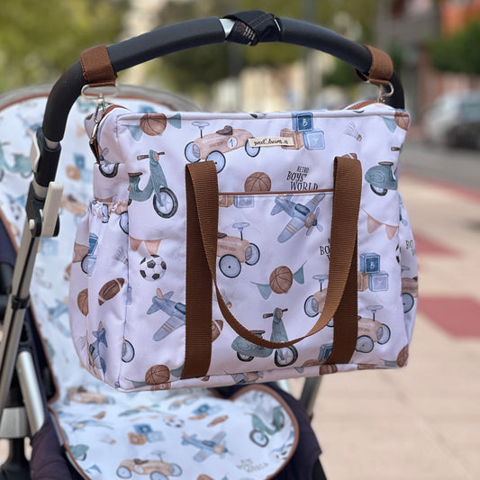 Bag XL waterproof "Retro world" collection