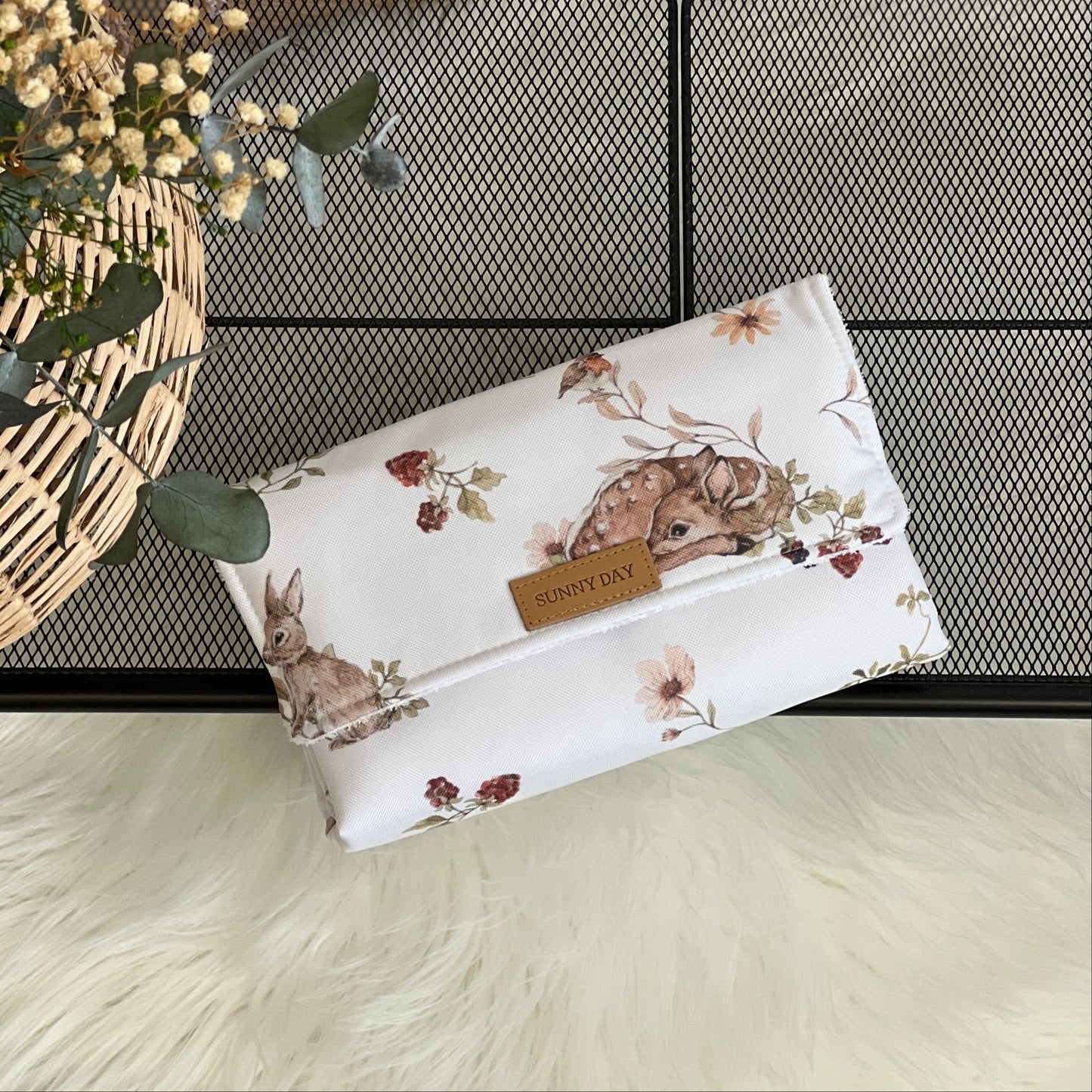 Portable changing mat waterproof "Deer" collection