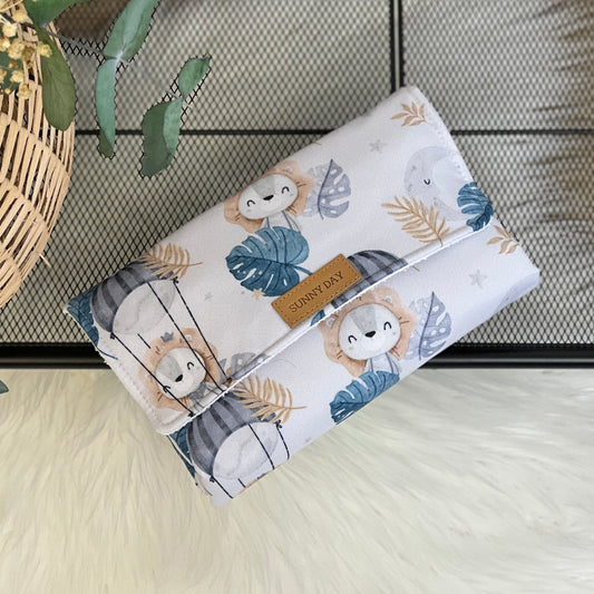 Portable changing mat waterproof "Lions" collection