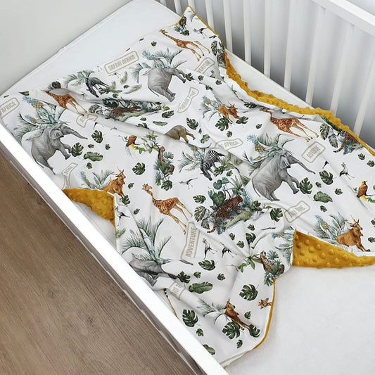 Blankets "Safari white" collection
