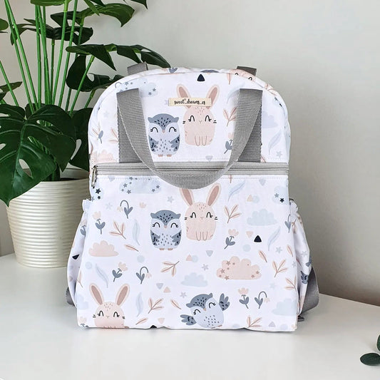 Backpack waterproof "Owl and Rabbit" collection