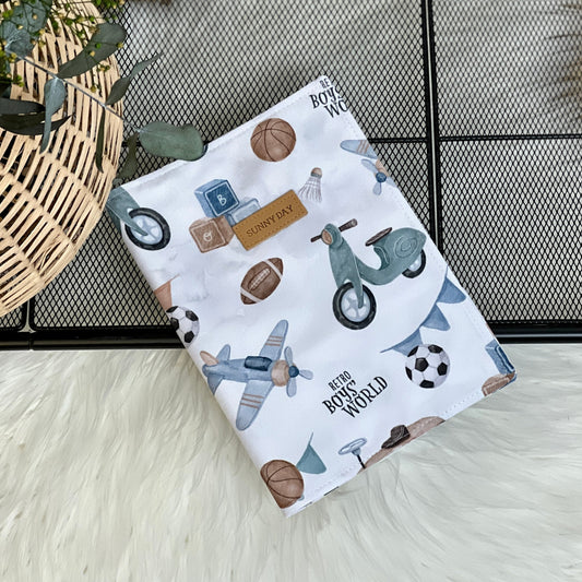 Wipes holder waterproof "Retro world" collection