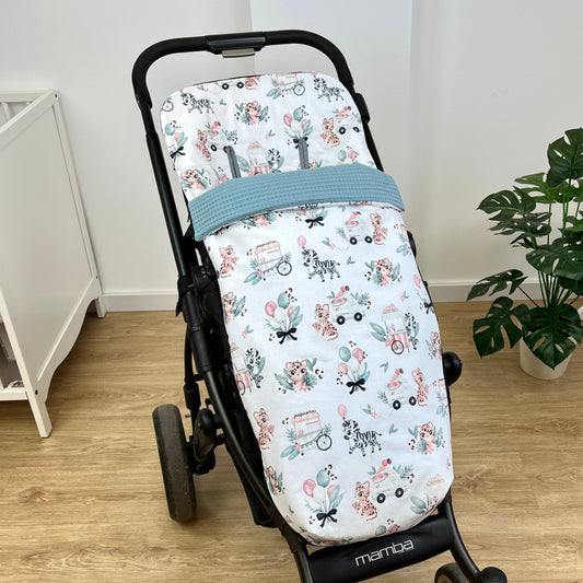 Pram footmuff (mid-season/summer) waterproof "Fair" collection