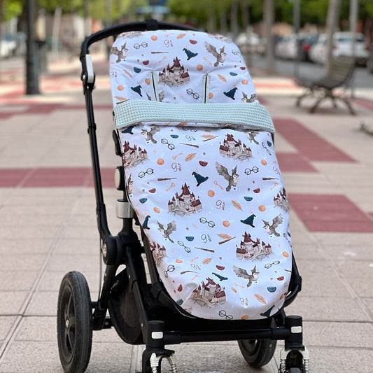 Pram footmuff (mid-season/summer) waterproof "Harry Potter" collection