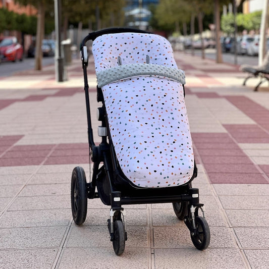 Pram footmuff (winter) waterproof "Party" collection
